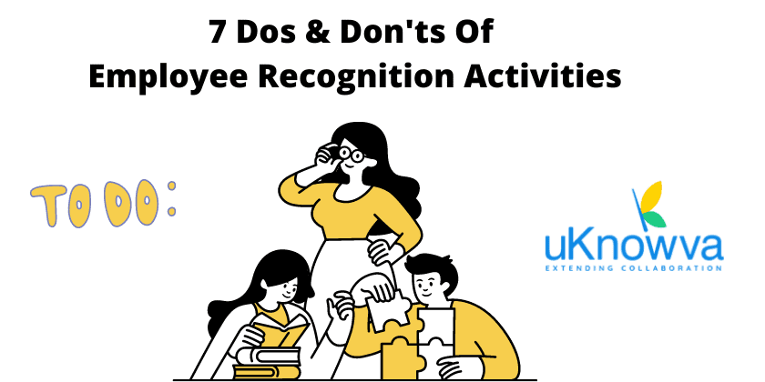 image for dos and don'ts of employee recognition activities Introimage
