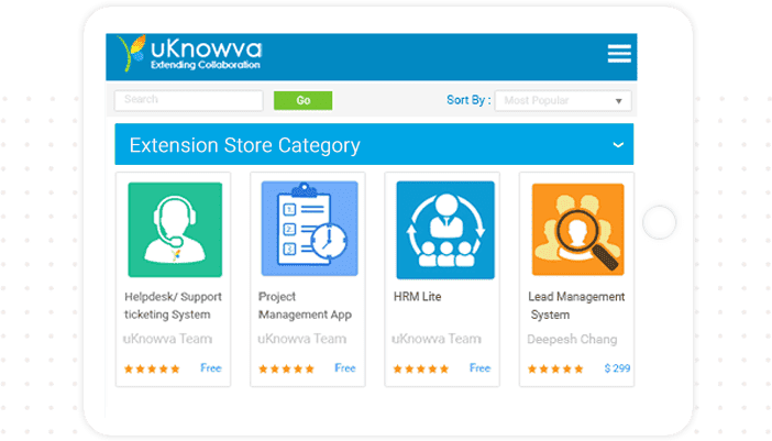 uKnowva Extension Store