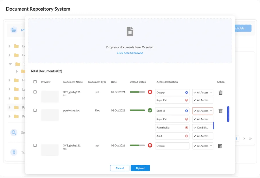 Advanced Documents Repository