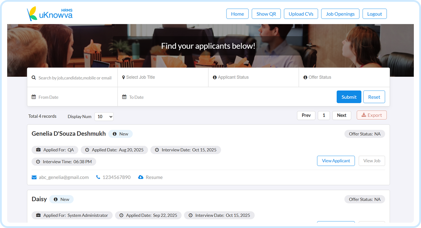 Vendor and contractor management portal