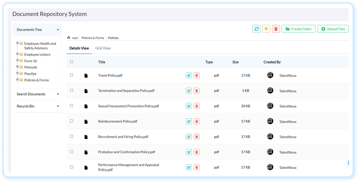 Advanced Documents Repository