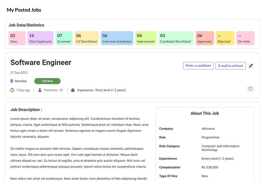 job stats new