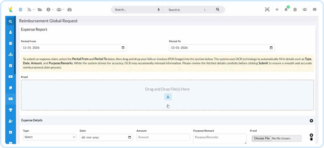 Automated travel reimbursement