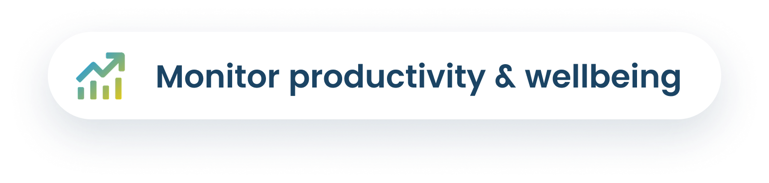 Monitor productivity & wellbeing