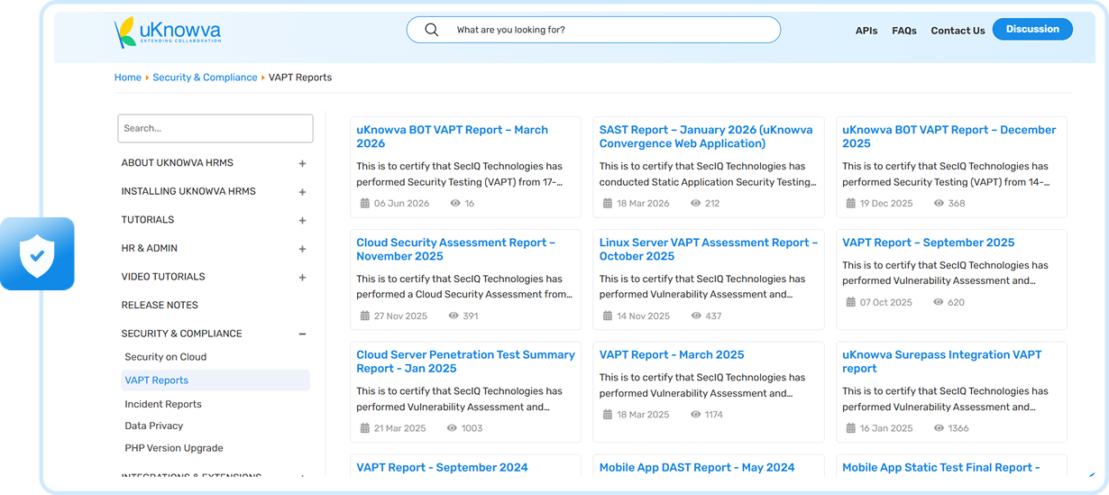 Security & compliance dashboard