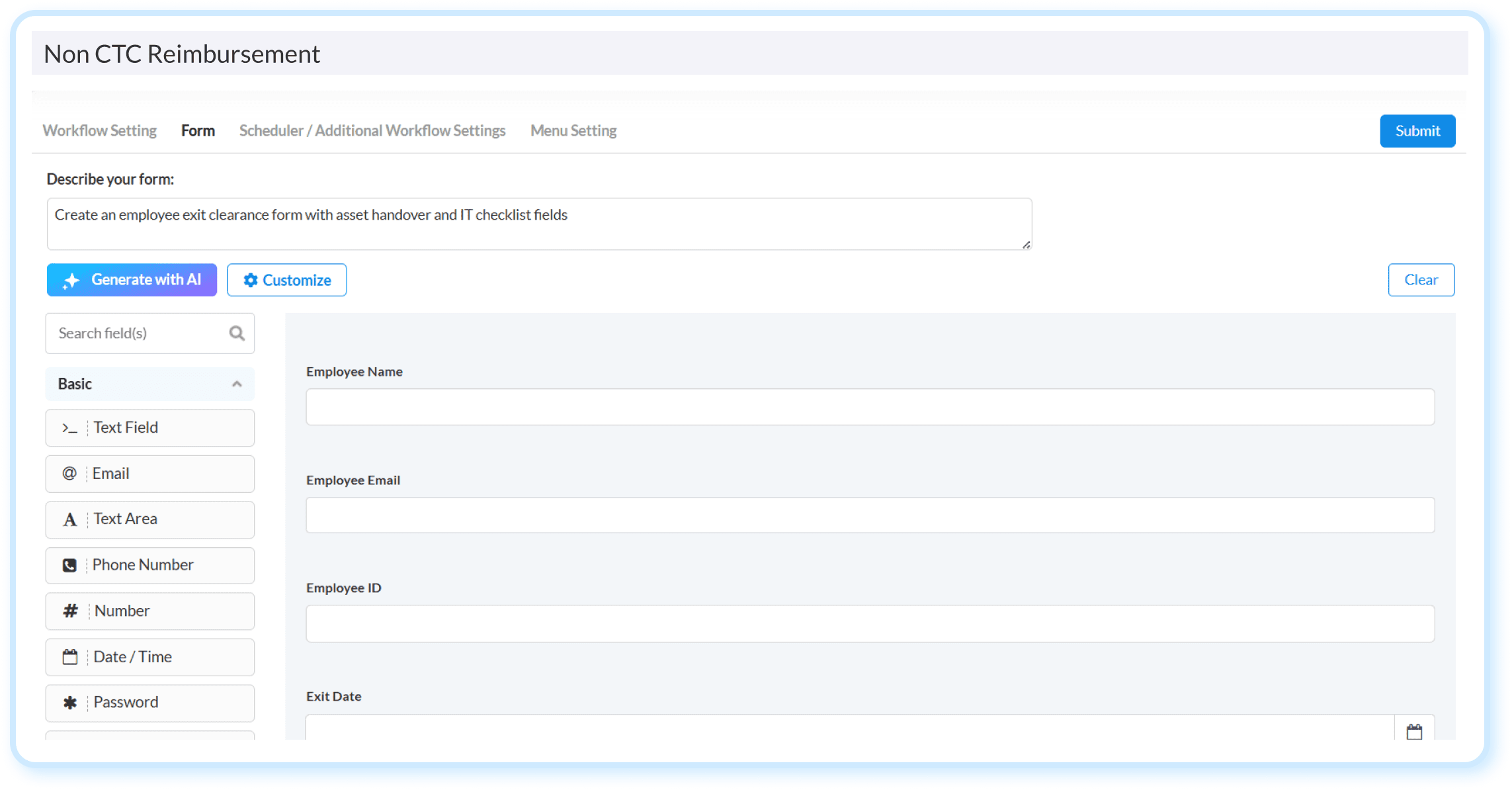 Interactive Workflow Builder