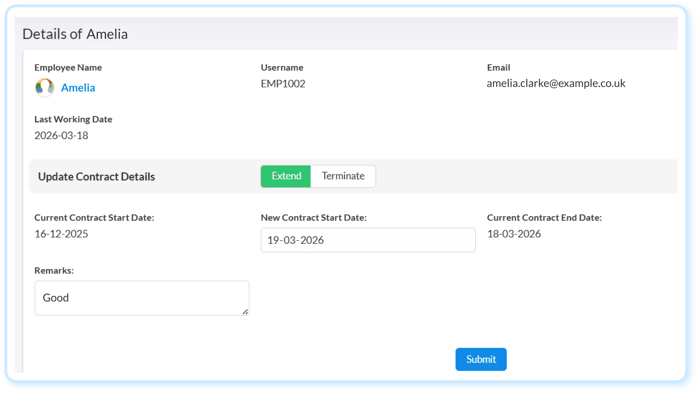 Contractual Workforce Management