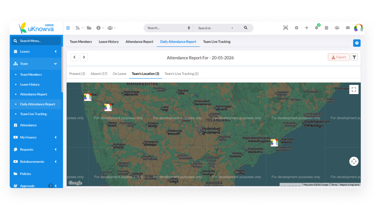 Intelligent workforce management screenshot